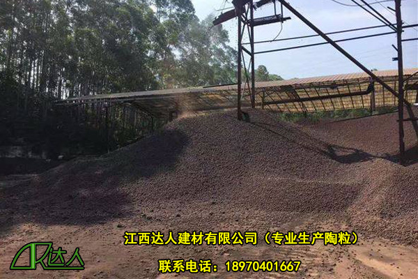 密度不同，陶粒也不同